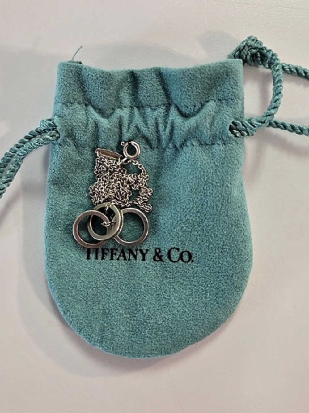 Tiffany & Co. Tiffany 1837 Interlocking Circles Pendant Necklace